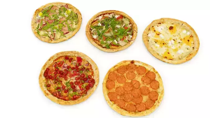 Pizza Collection 5 items italian food