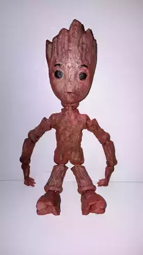 Groot cute flexi 3d print 
