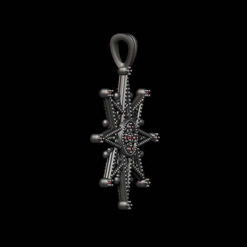 Star Of Bethlehem Pendant 3D print model_19