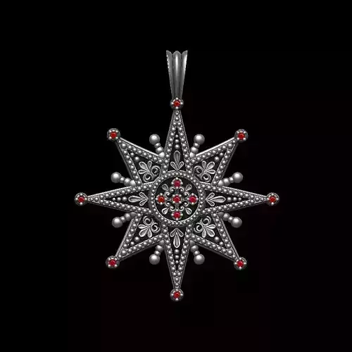 Star Of Bethlehem Pendant 3D print model