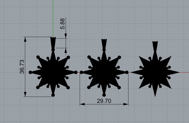 Star Of Bethlehem Pendant 3D print model_3