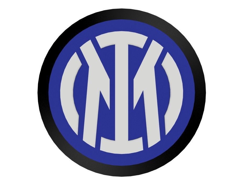 Inter Mailand Wall Sign 3D print model_1