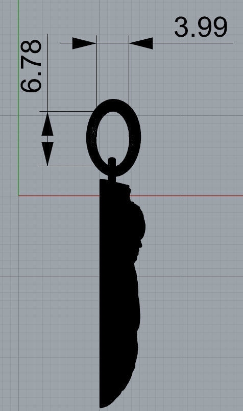 Angel Pendant Medallion 3D print model_2