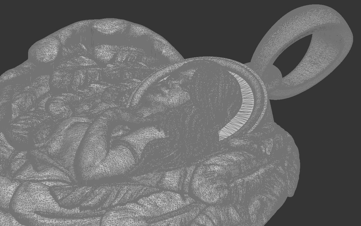 Angel Pendant Medallion 3D print model_11