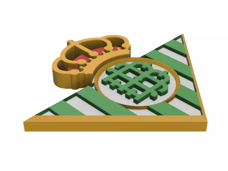 Real Betis Wall Sign 3D print model