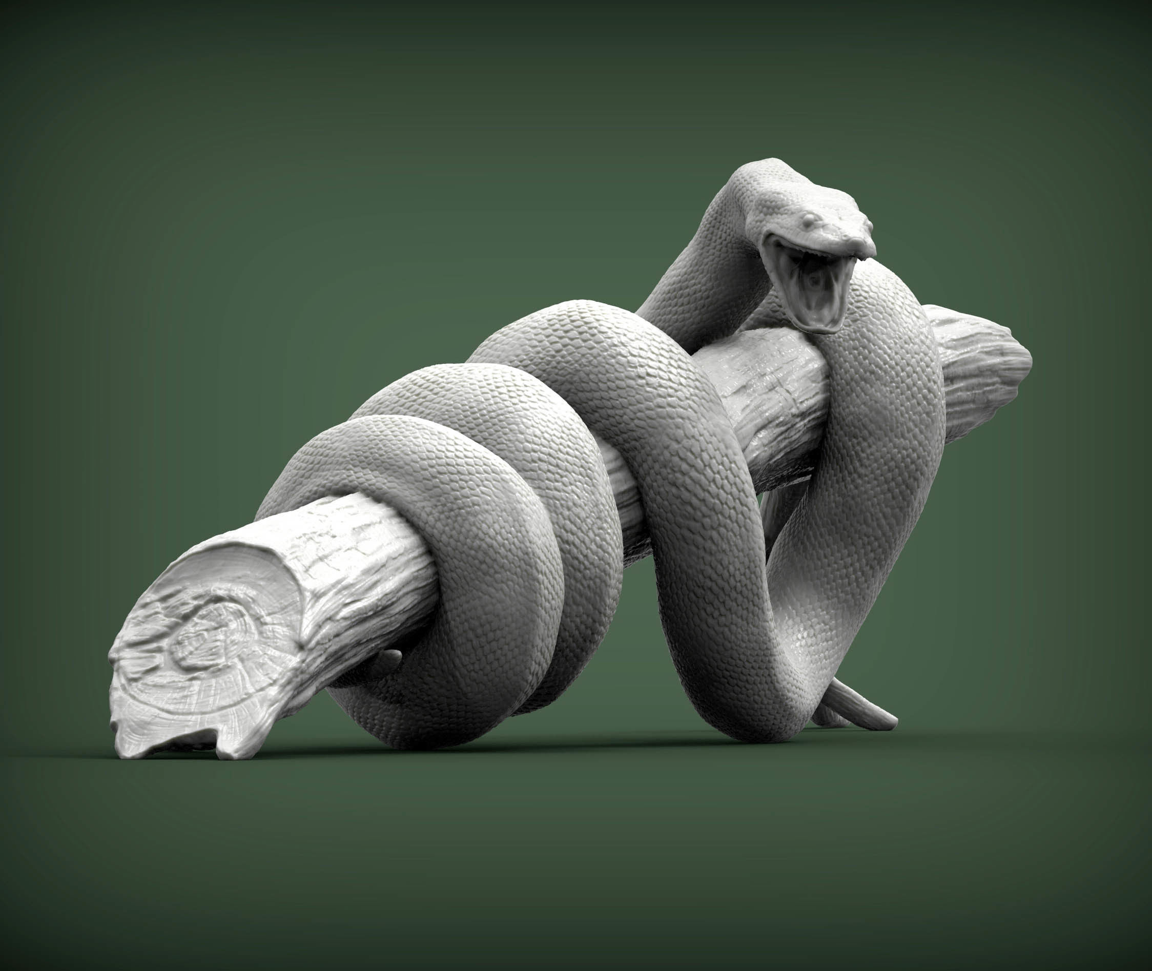 Anaconda 3D print model_2