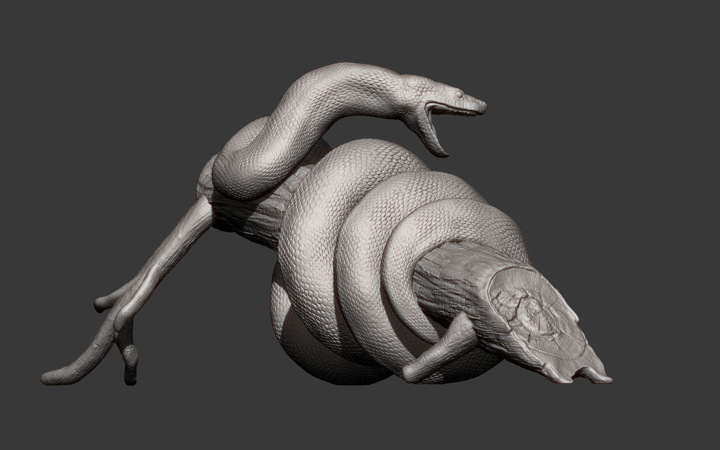 Anaconda 3D print model_12