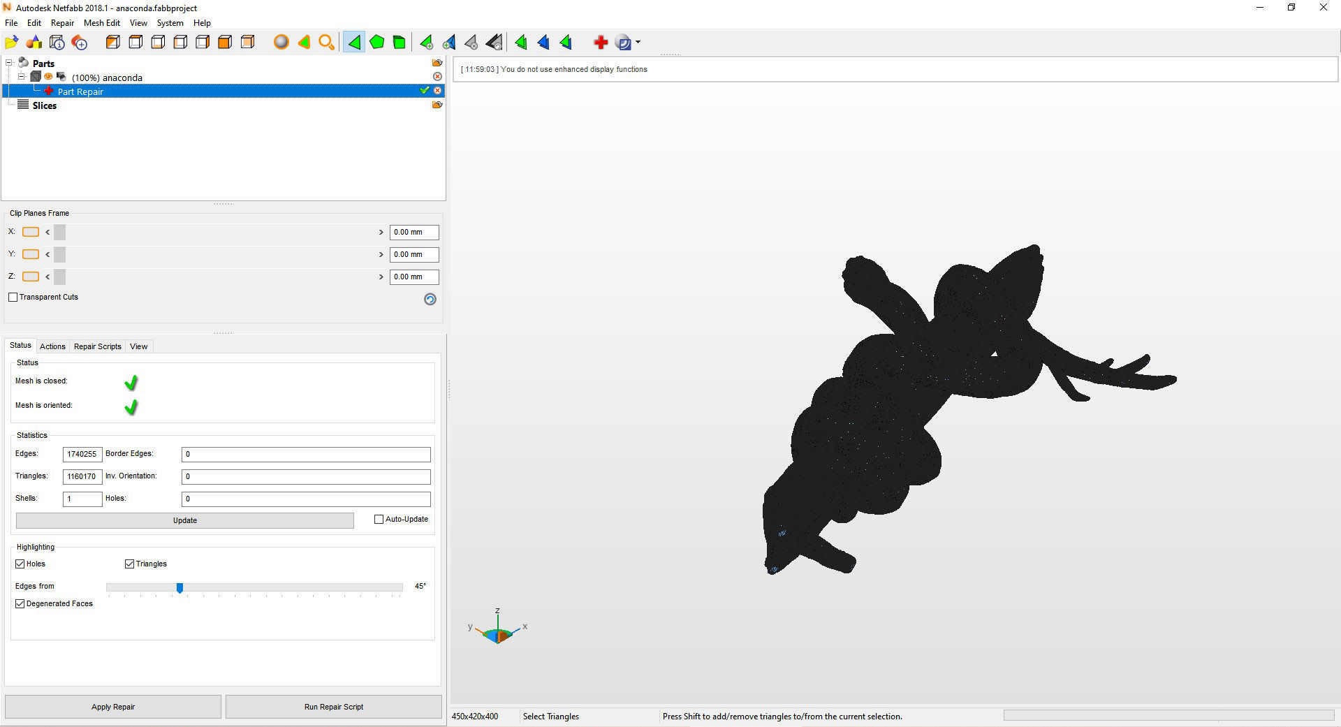 Anaconda 3D print model_15