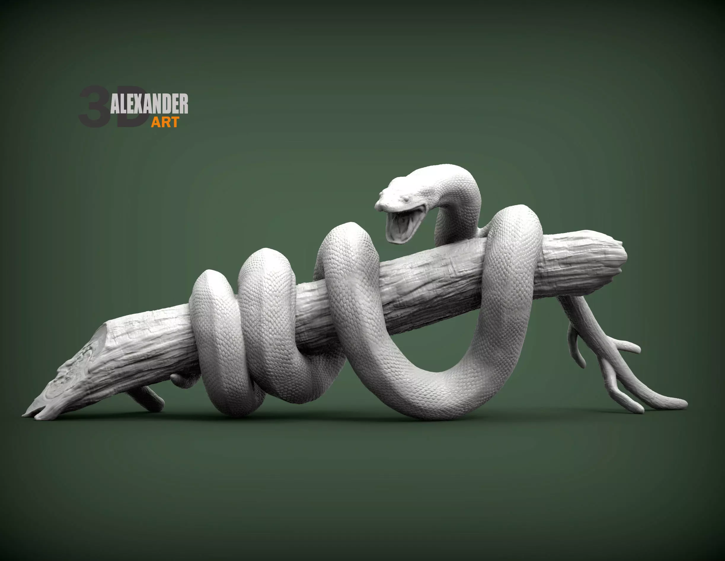 Anaconda 3D print model_0