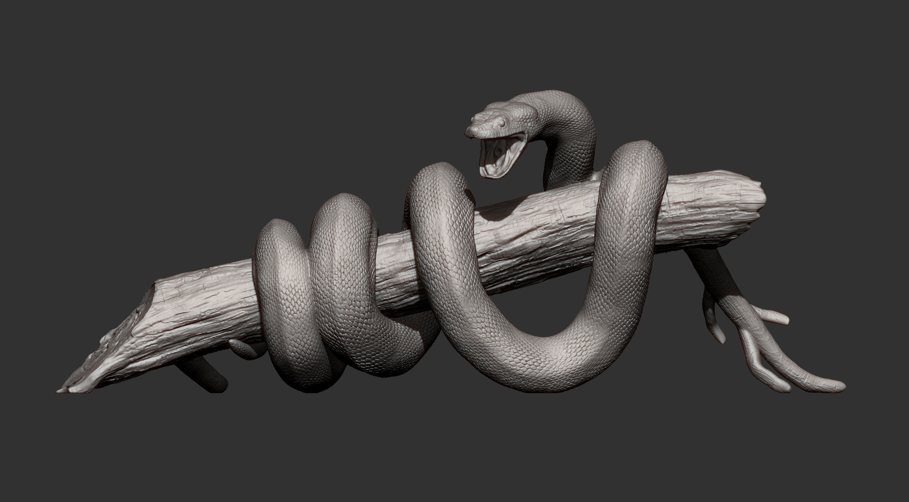 Anaconda 3D print model_13