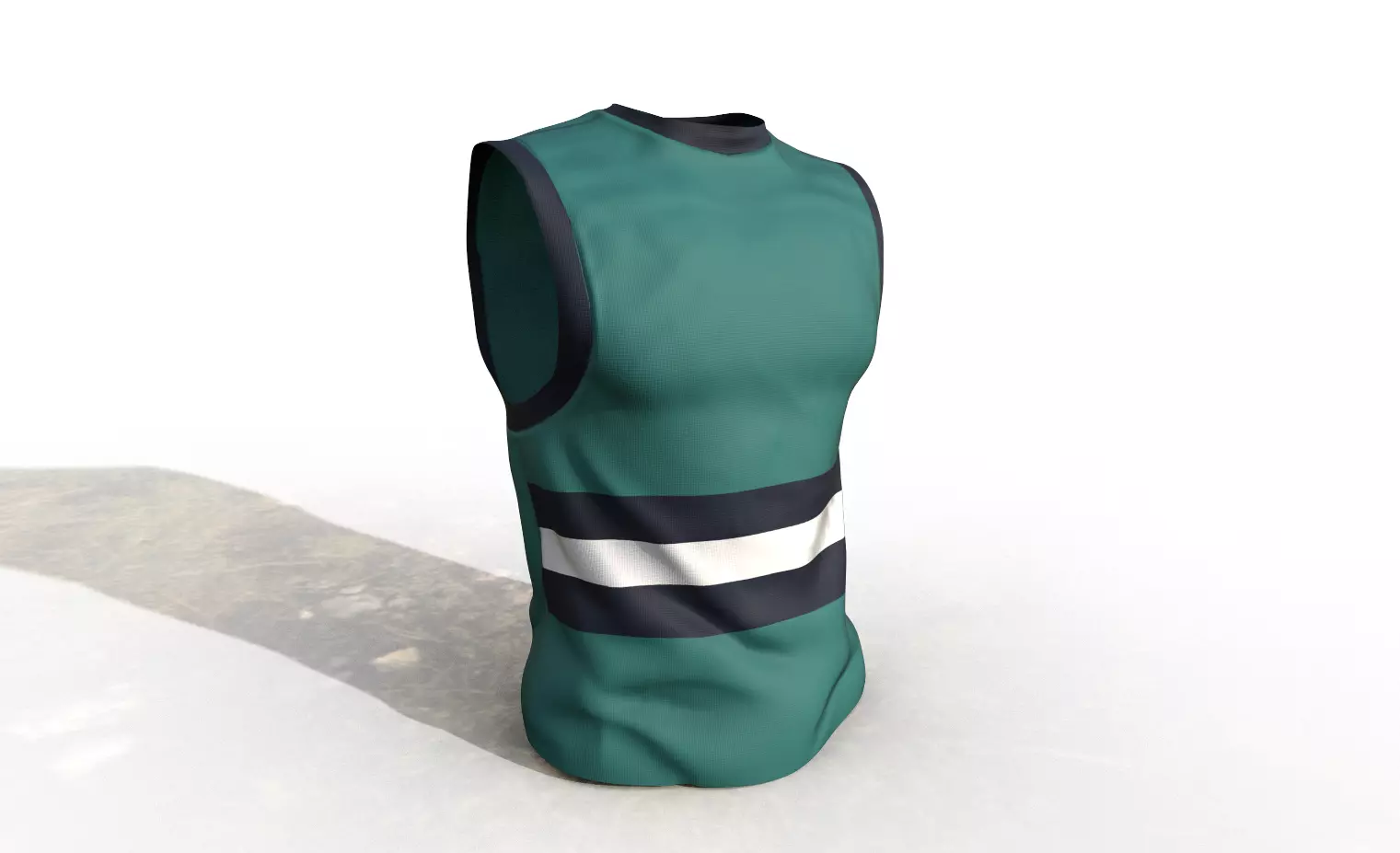 Male TankTop Low-poly 3D model