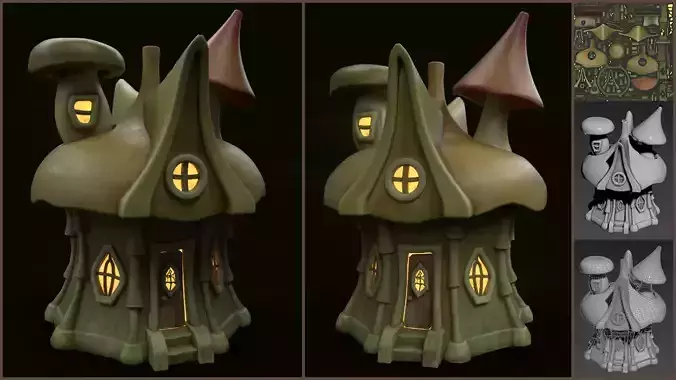 Mushroom Fairy House