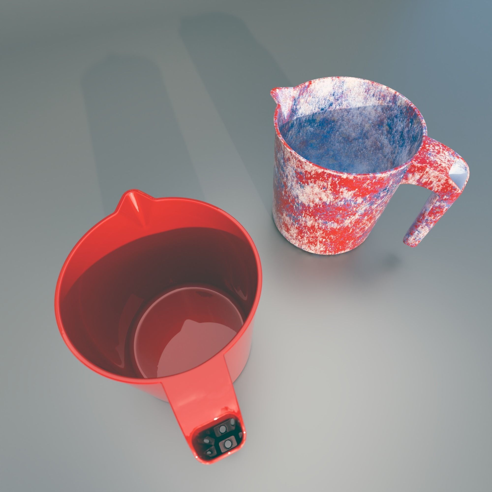 plastic mug Low-poly 3D model_4