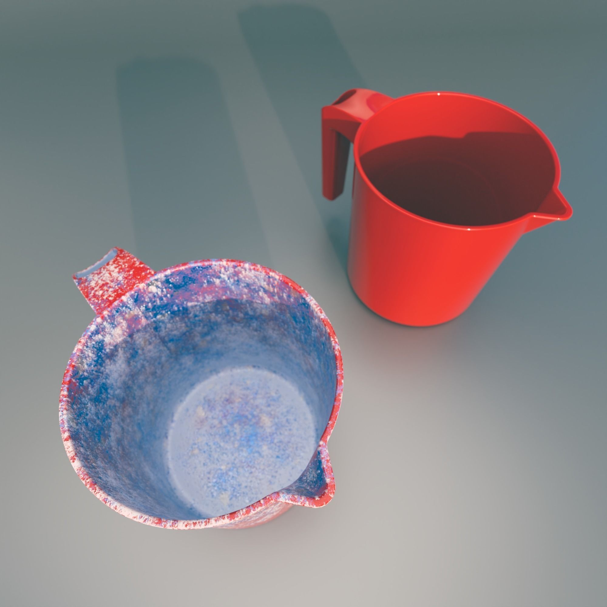plastic mug Low-poly 3D model_5