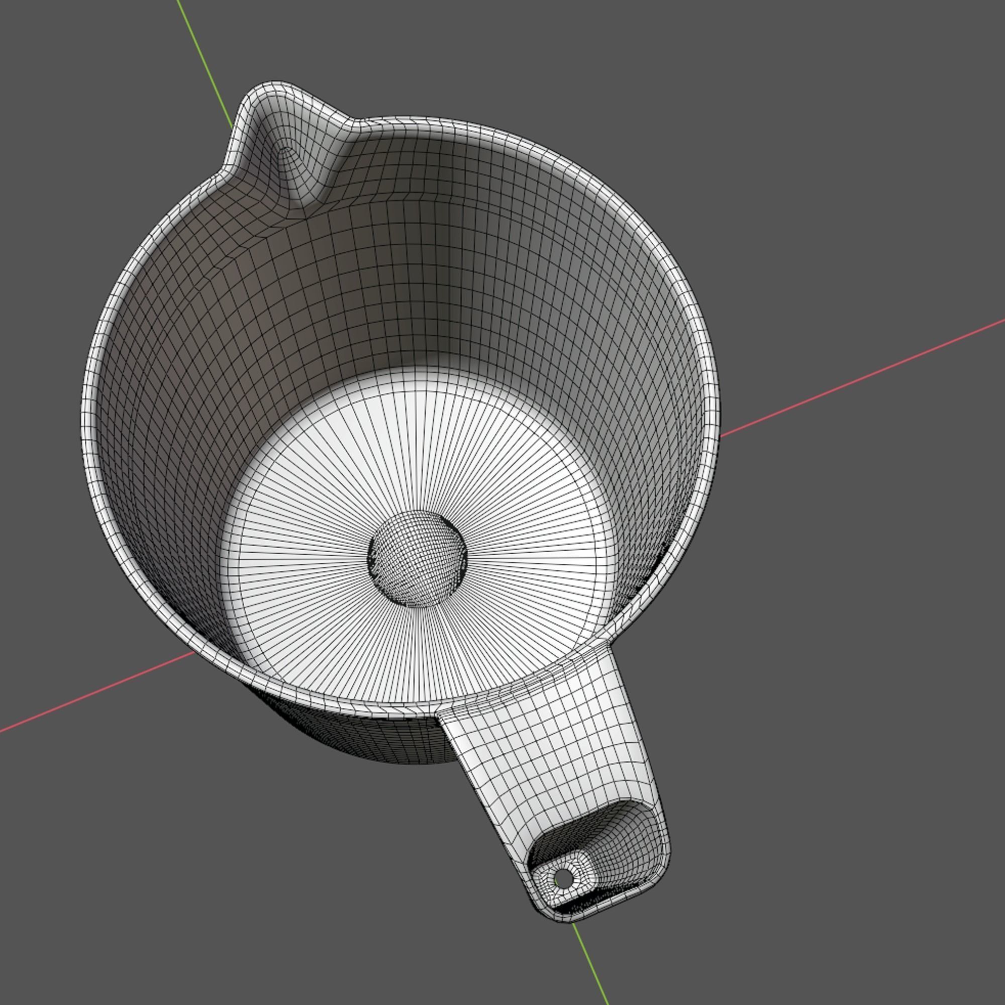 plastic mug Low-poly 3D model_9