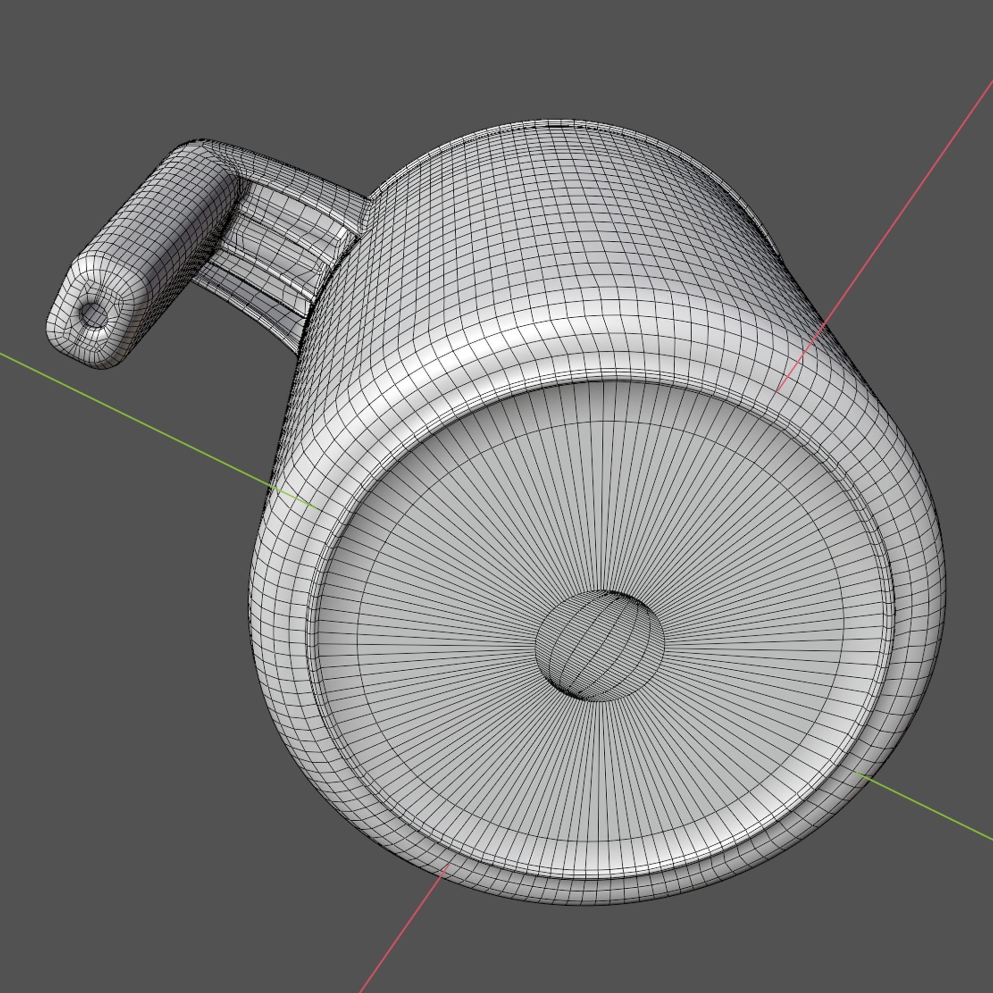 plastic mug Low-poly 3D model_8