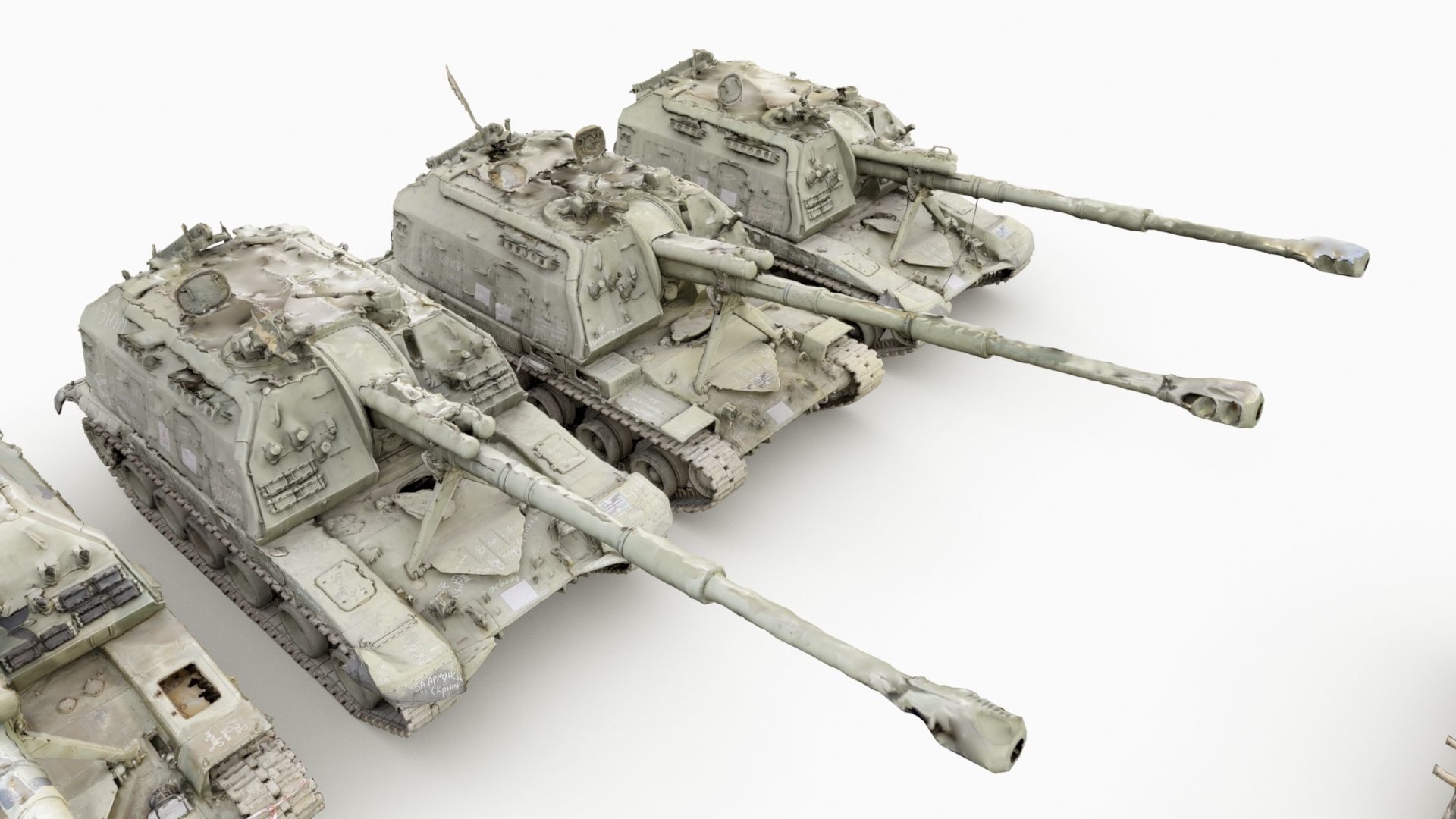 Destroyed russian armored vehicles Vol3 3D model_17