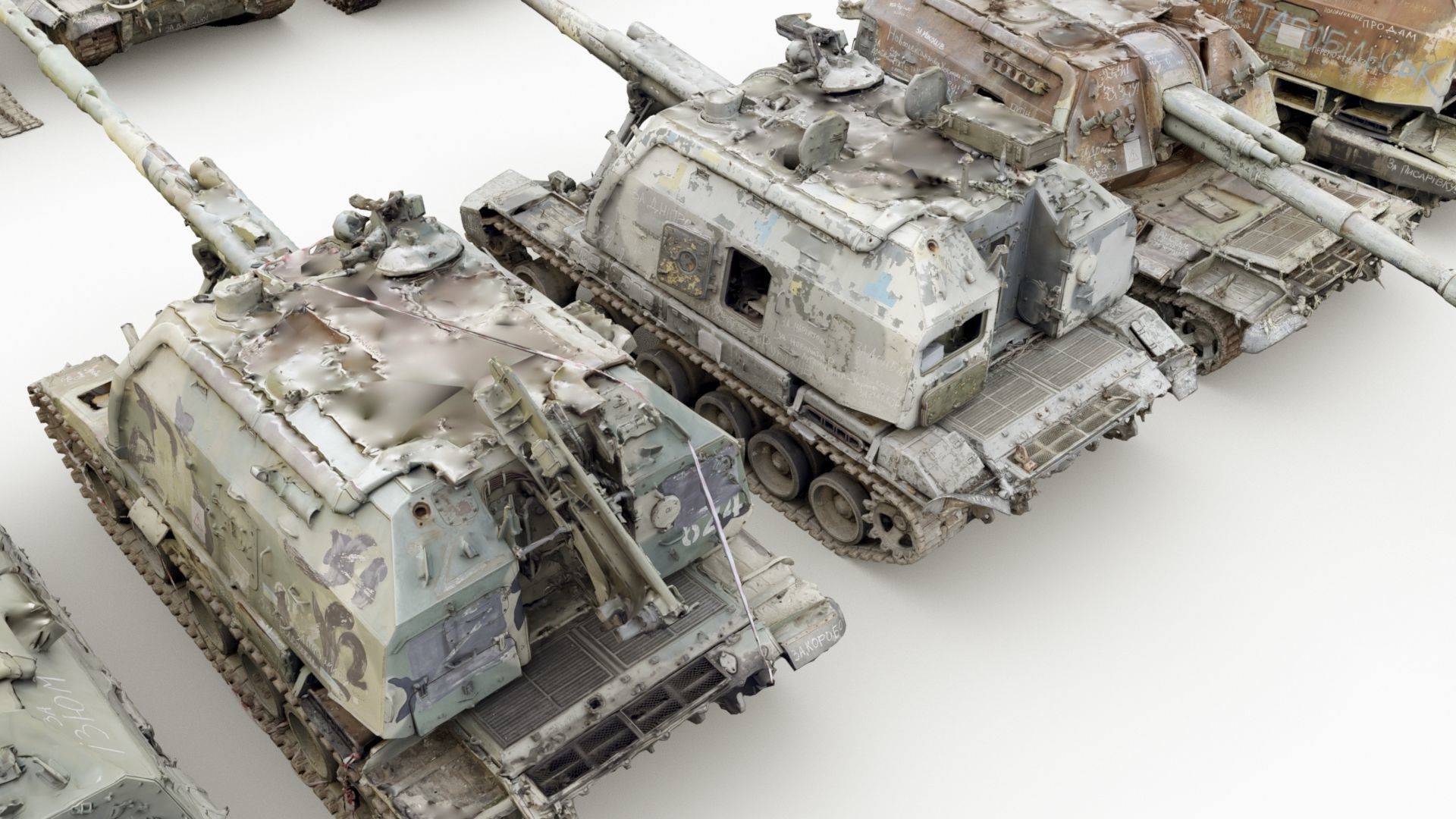 Destroyed russian armored vehicles Vol3 3D model_19