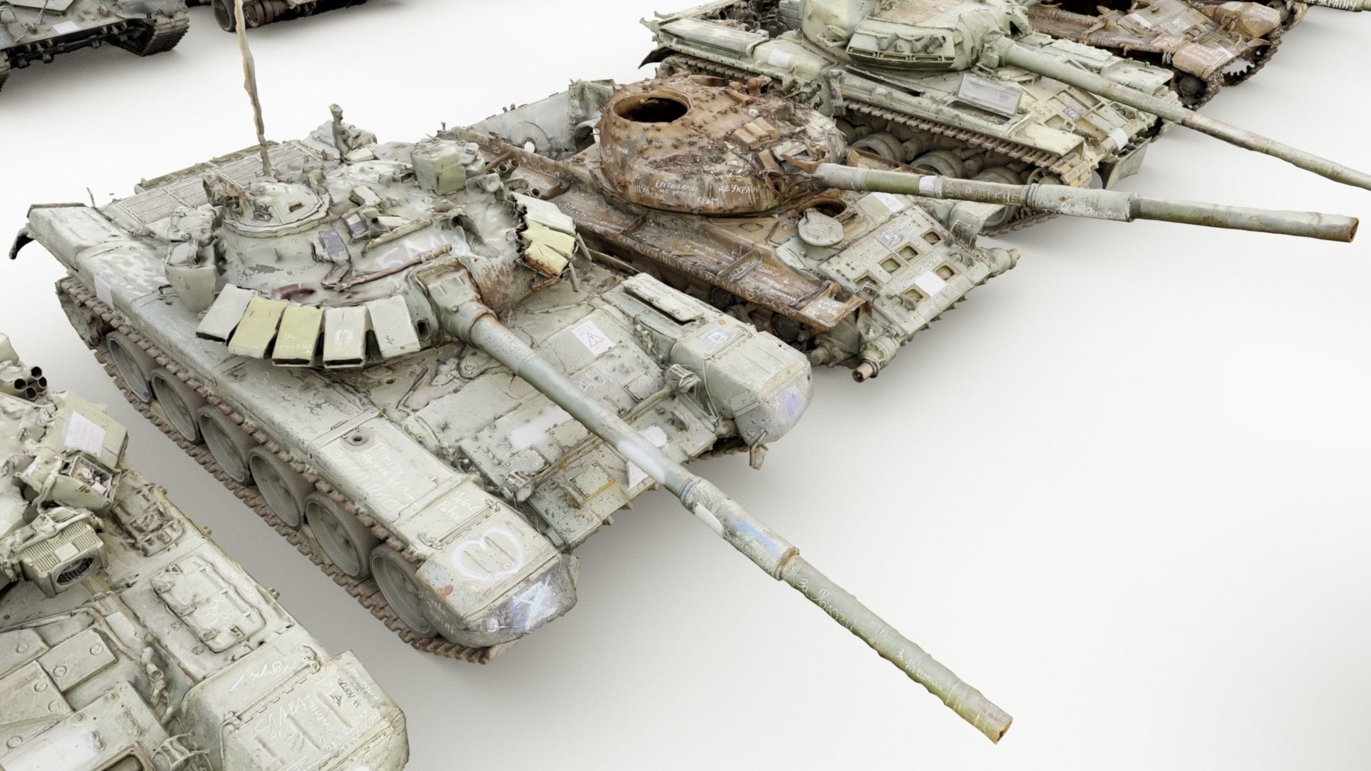 Destroyed russian armored vehicles Vol3 3D model_11