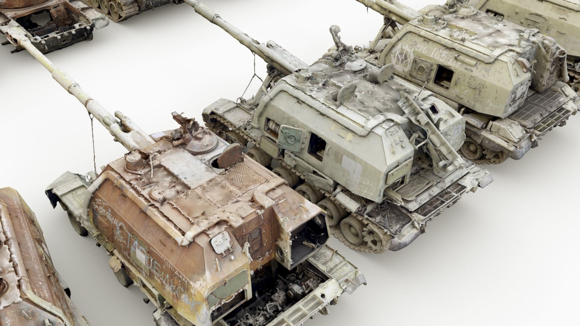 Destroyed russian armored vehicles Vol3 3D model_20