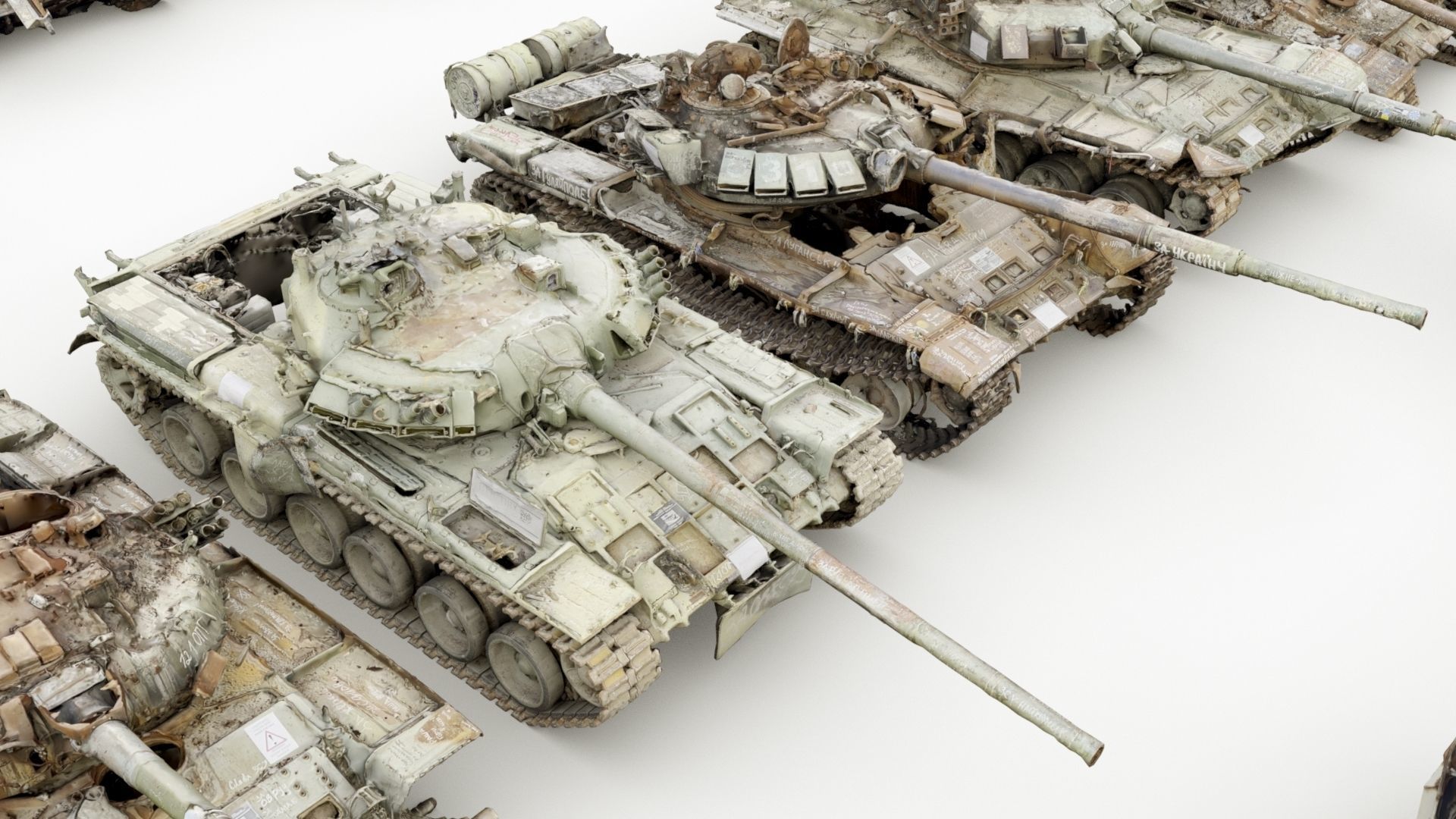 Destroyed russian armored vehicles Vol3 3D model_10