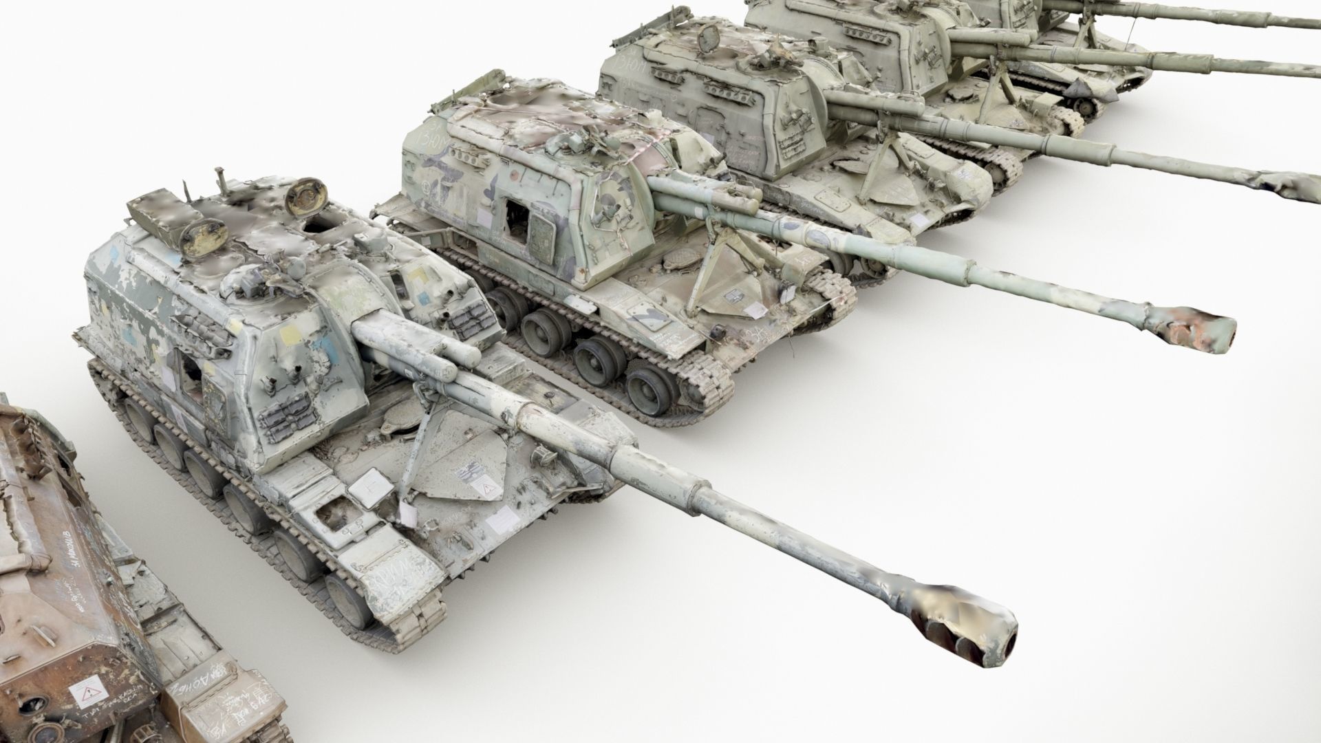 Destroyed russian armored vehicles Vol3 3D model_16