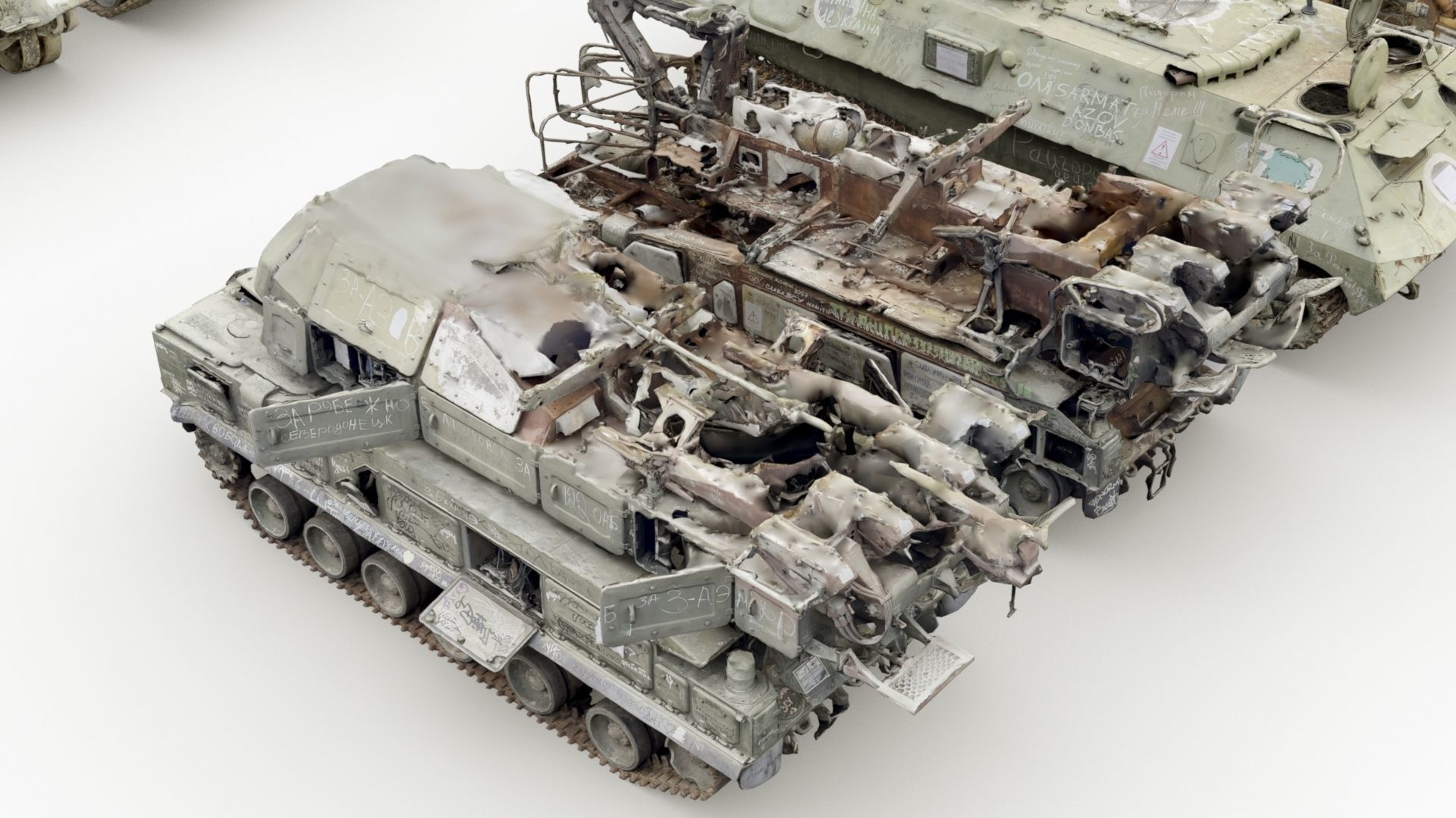 Destroyed russian armored vehicles Vol3 3D model_1
