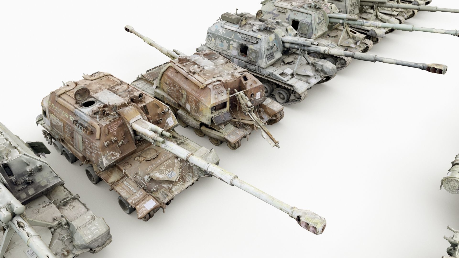 Destroyed russian armored vehicles Vol3 3D model_15