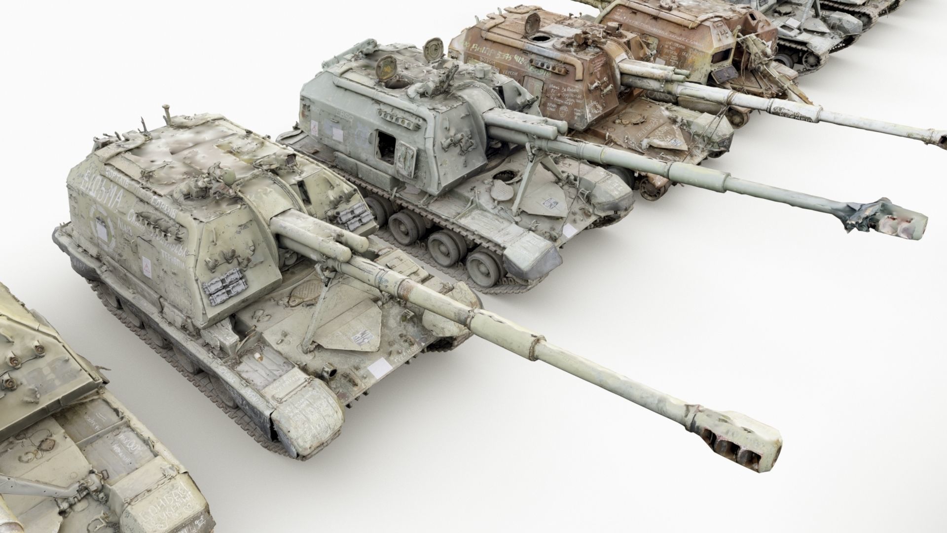 Destroyed russian armored vehicles Vol3 3D model_14