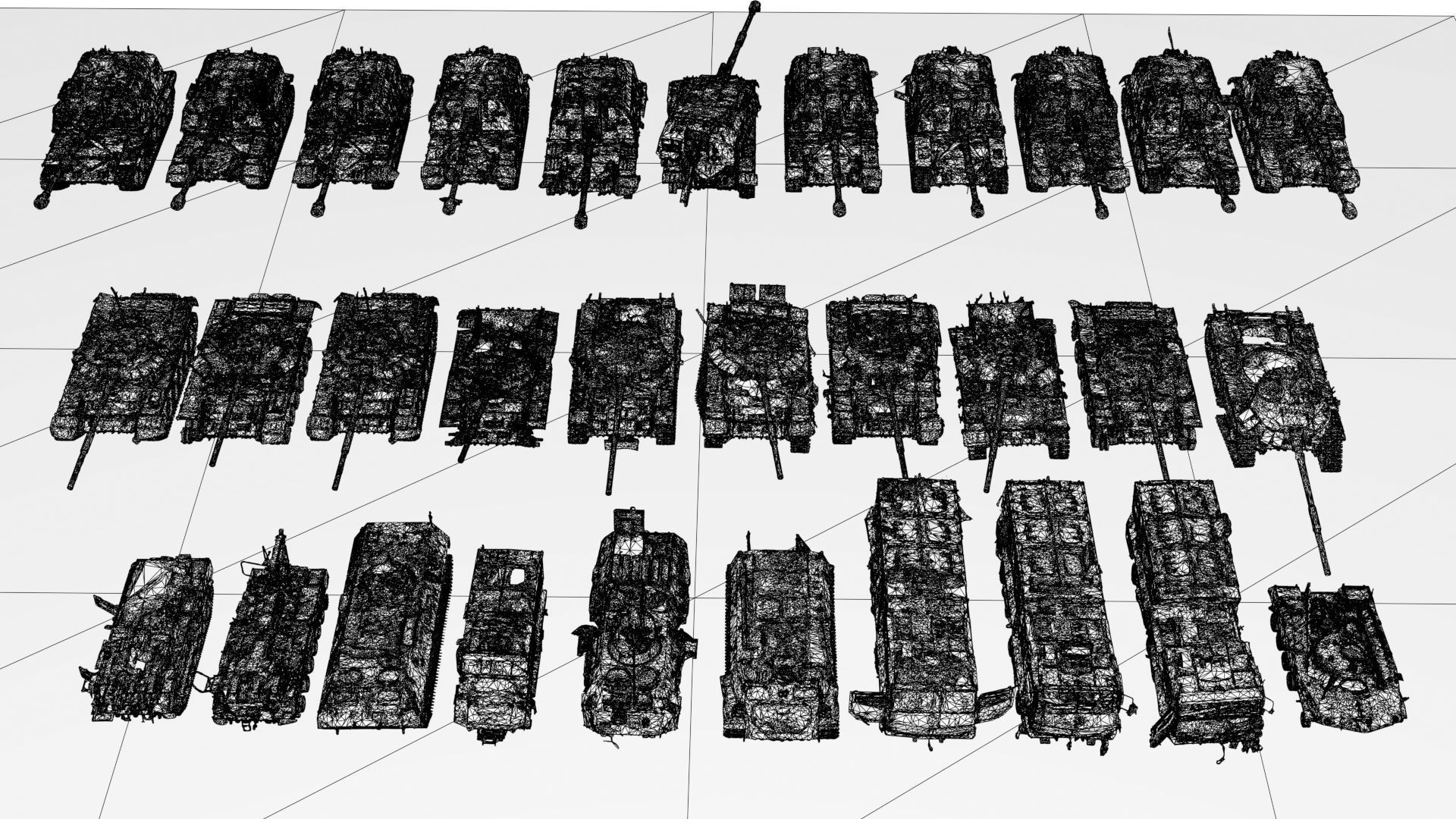 Destroyed russian armored vehicles Vol3 3D model_30