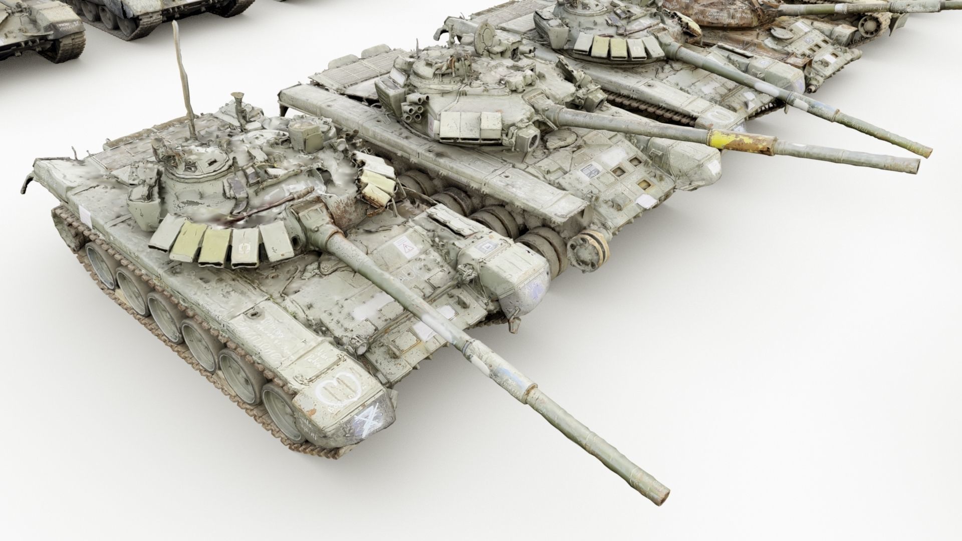 Destroyed russian armored vehicles Vol3 3D model_12