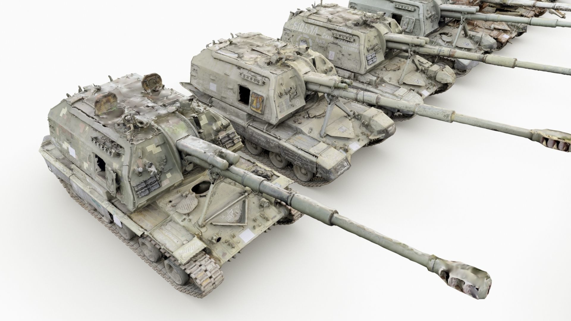 Destroyed russian armored vehicles Vol3 3D model_13