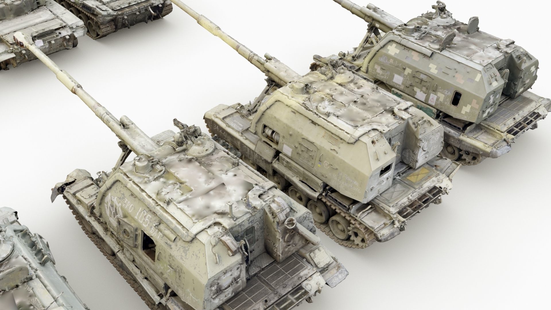 Destroyed russian armored vehicles Vol3 3D model_21