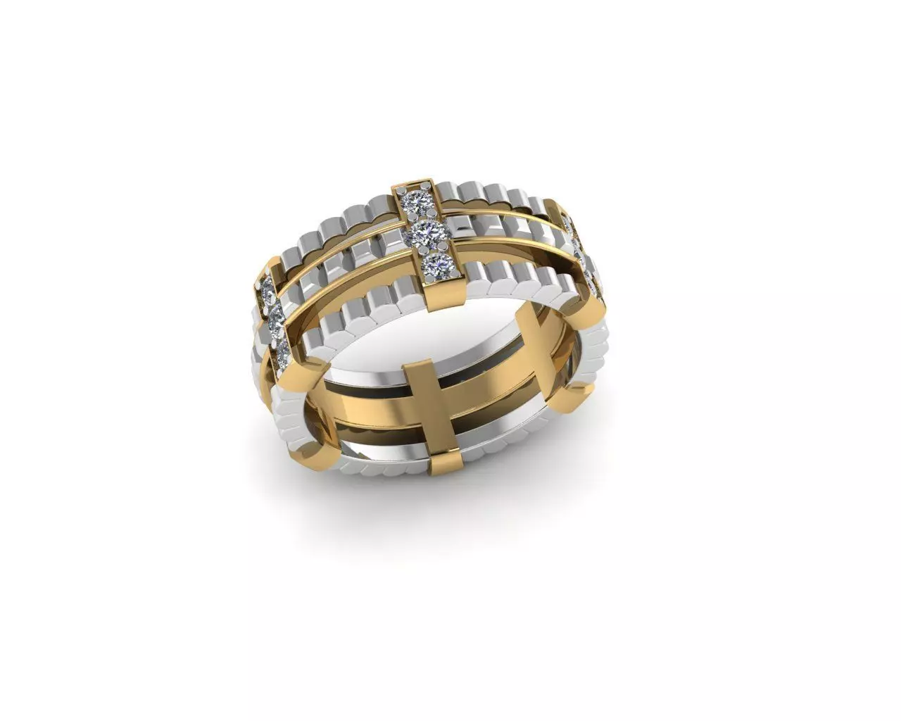 Rings 3D print model_0