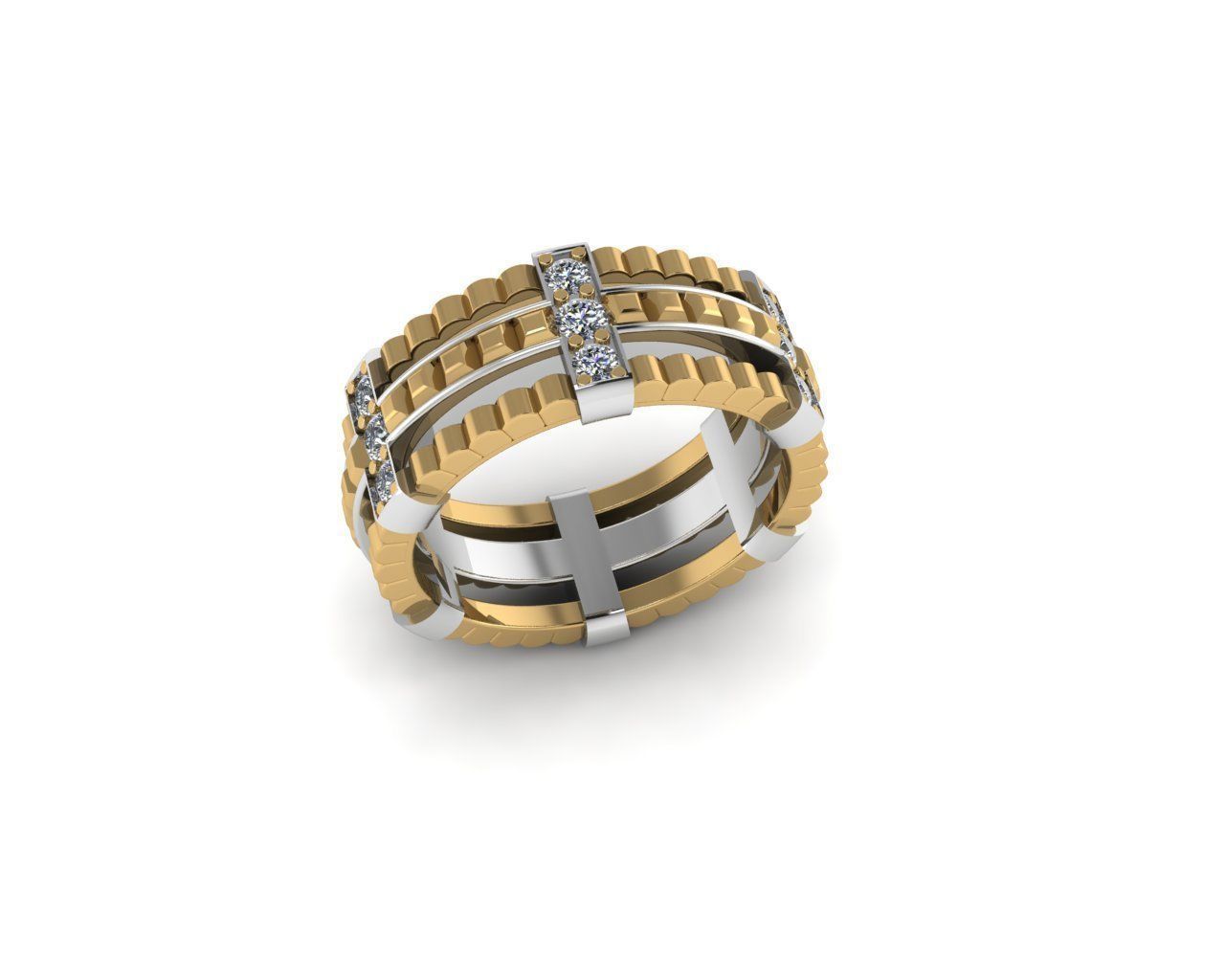 Rings 3D print model_1