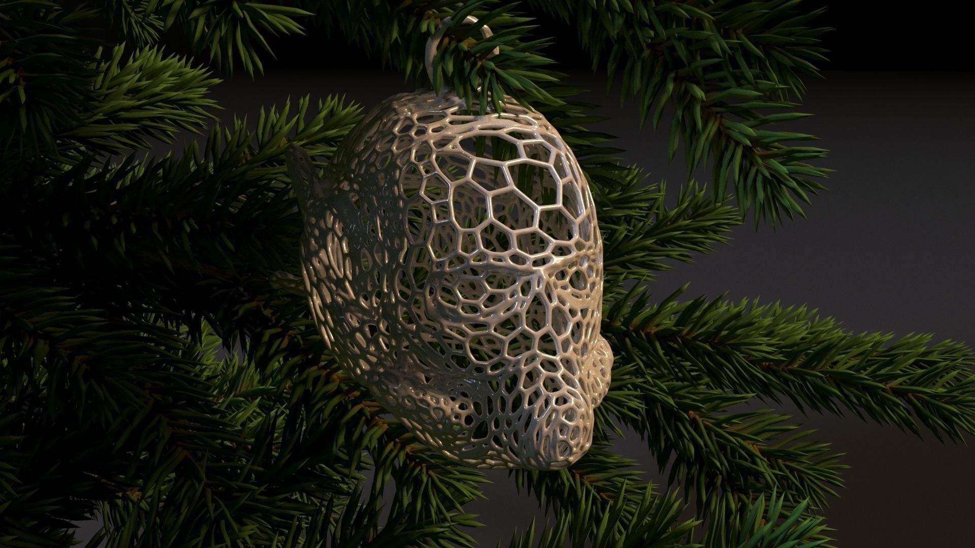 Heroes Marvel Christmas tree decoration 3D print model_22