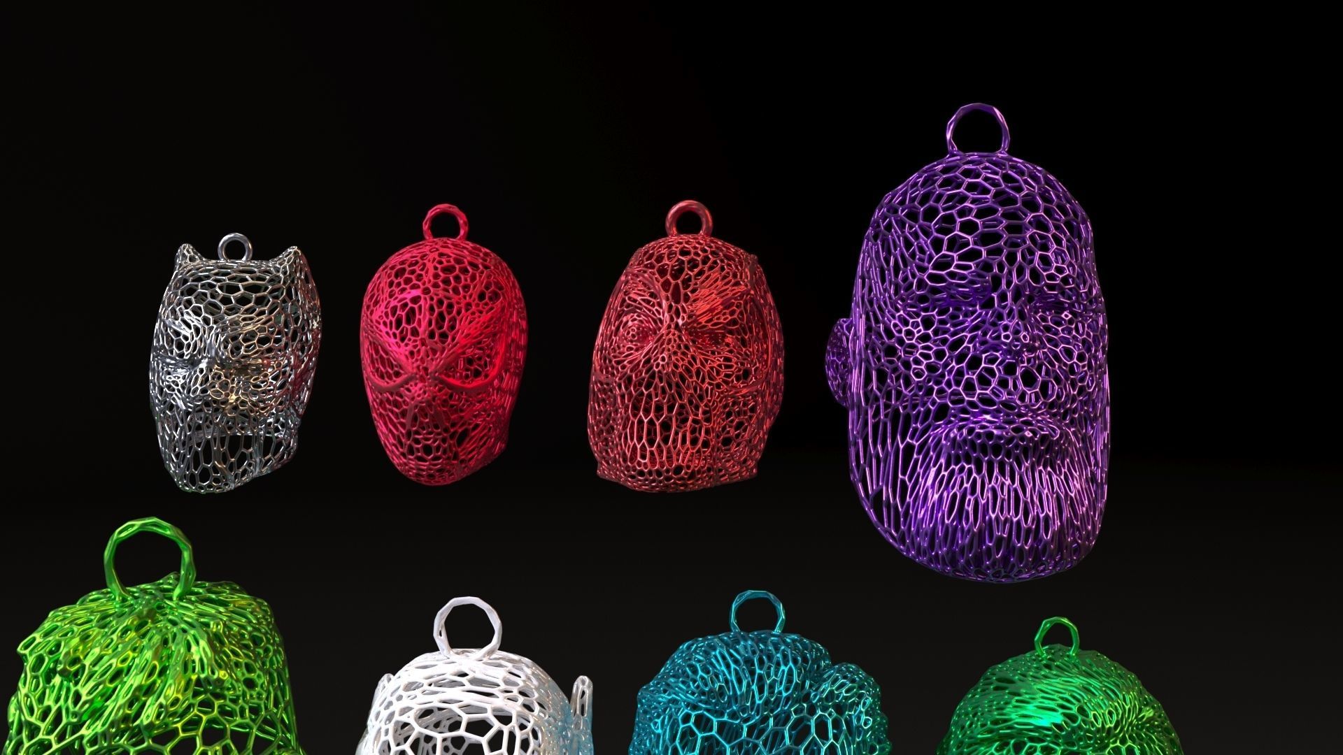 Heroes Marvel Christmas tree decoration 3D print model_13