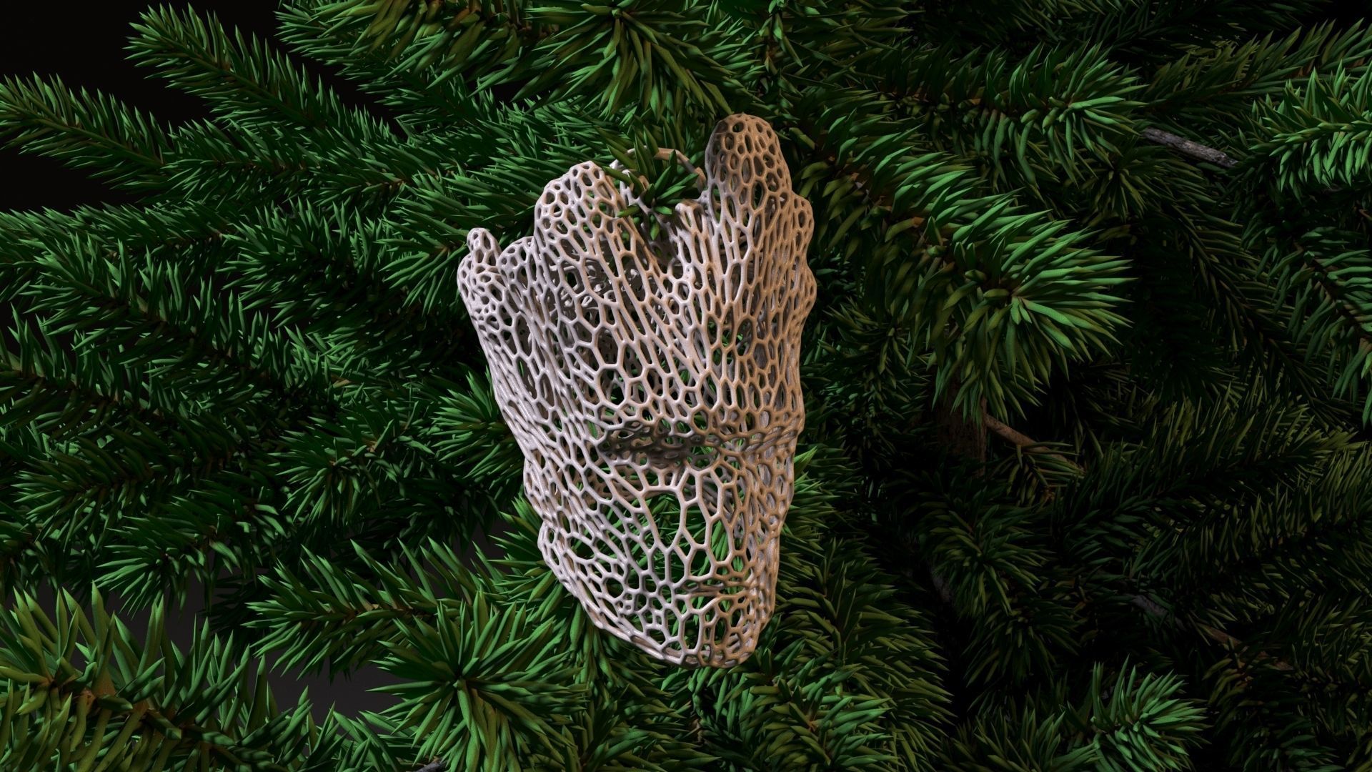 Heroes Marvel Christmas tree decoration 3D print model_19