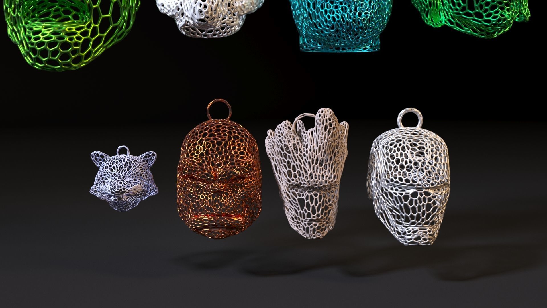 Heroes Marvel Christmas tree decoration 3D print model_10