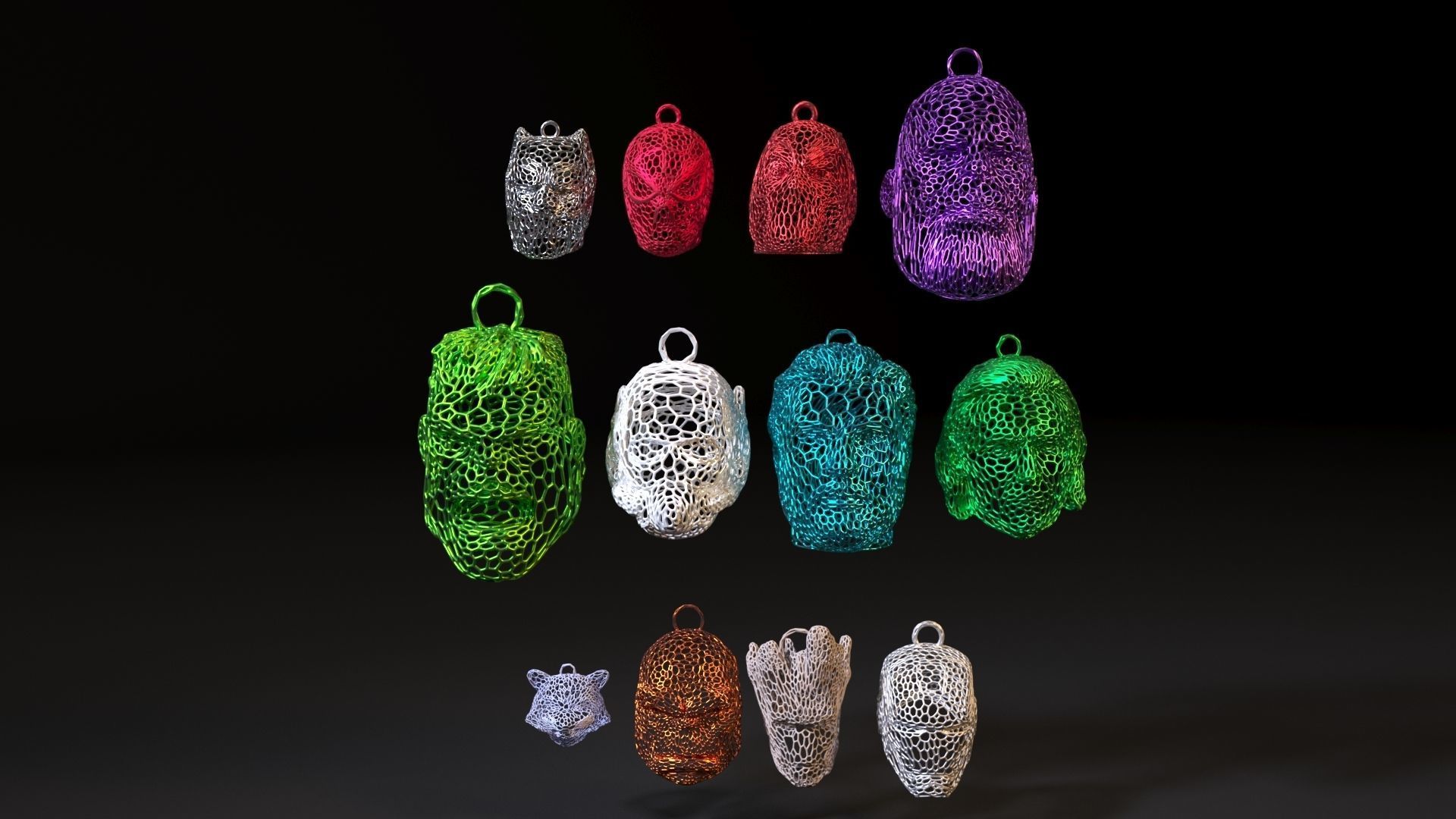 Heroes Marvel Christmas tree decoration 3D print model_4