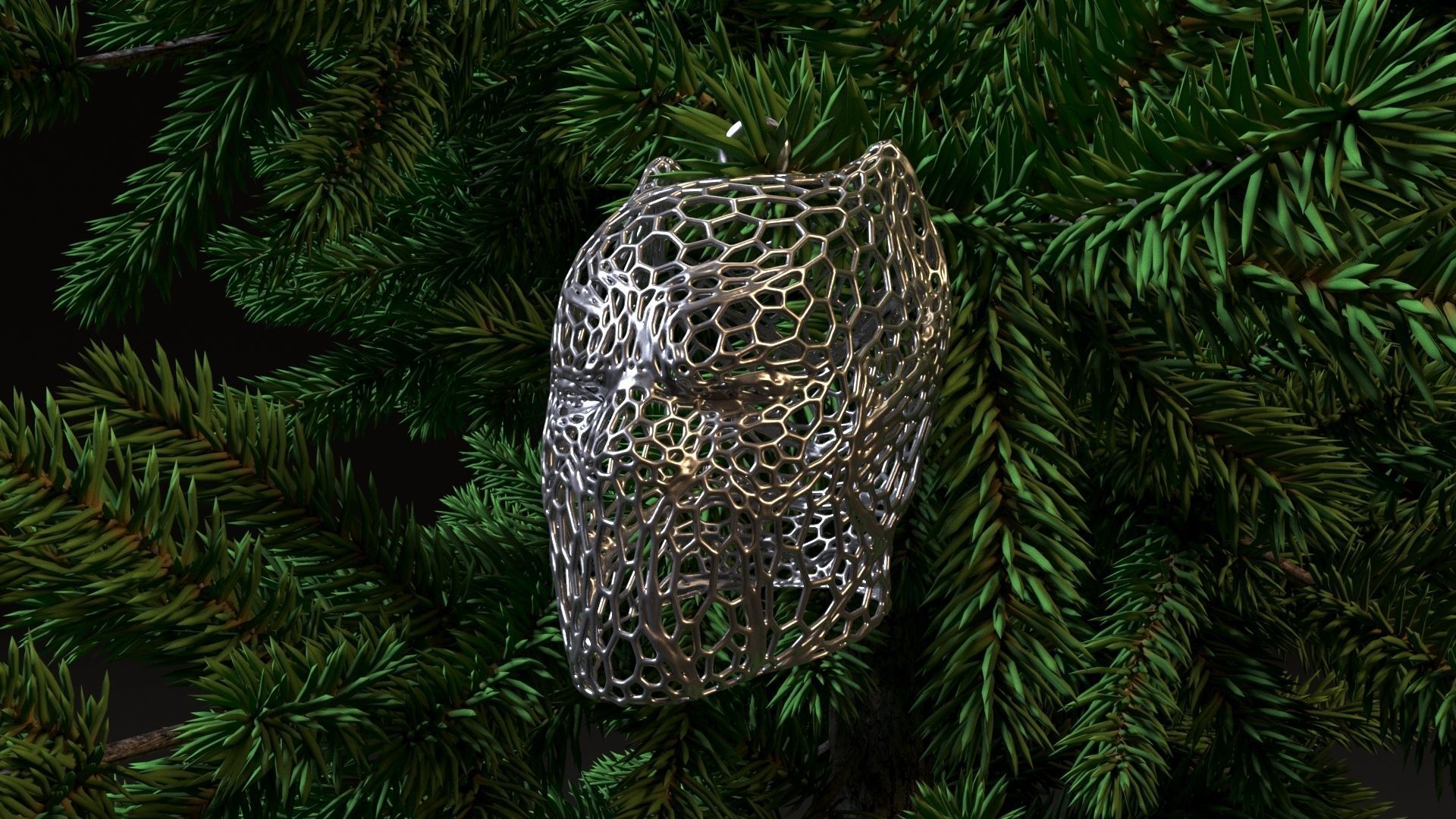 Heroes Marvel Christmas tree decoration 3D print model_17