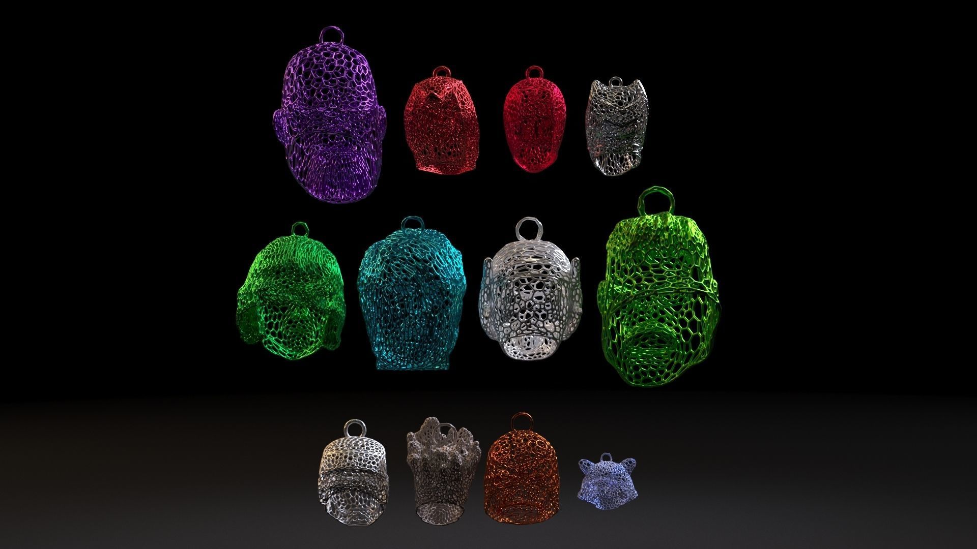 Heroes Marvel Christmas tree decoration 3D print model_6