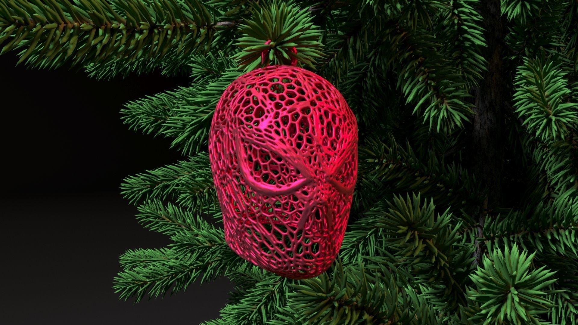 Heroes Marvel Christmas tree decoration 3D print model_16