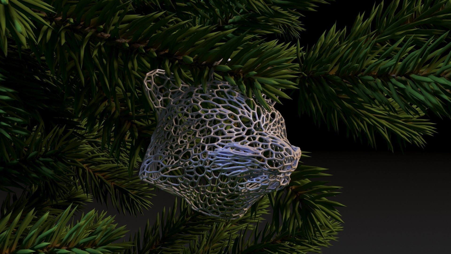 Heroes Marvel Christmas tree decoration 3D print model_18