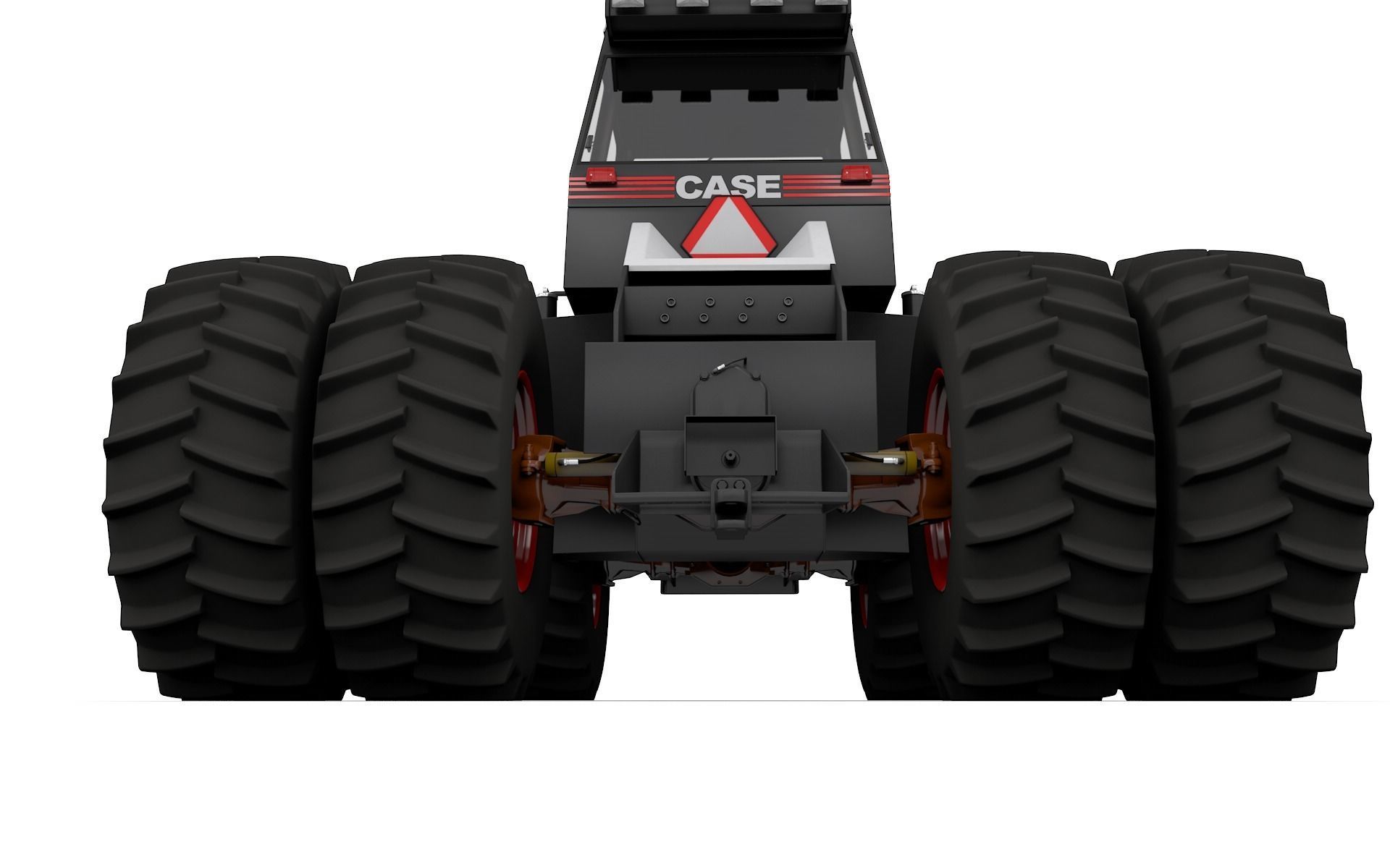 JI Case 4994 1984 Tractor White Version 3D model CGTrader