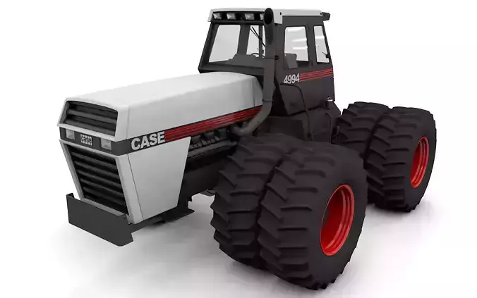 JI Case  4994 1984 Tractor White Version  3D model