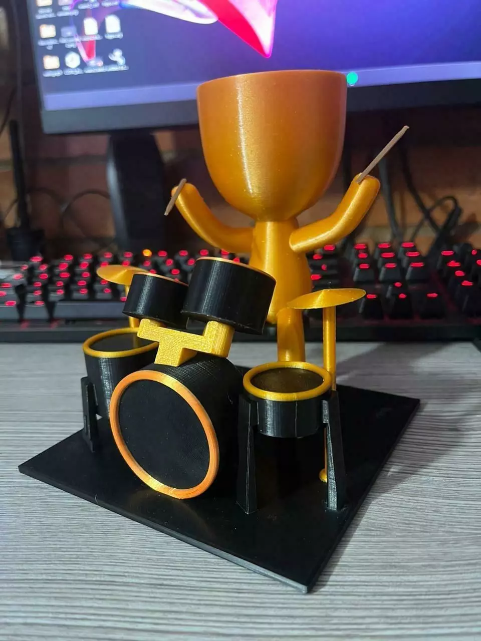Robert plant drummer Free 3D print model