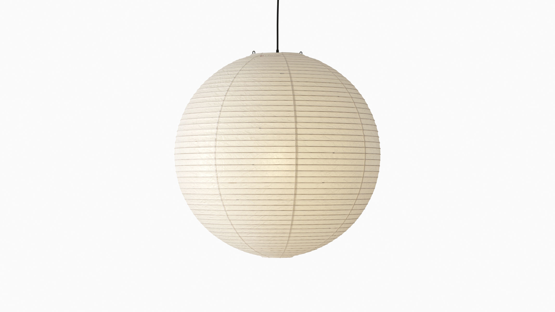 Akari 75A Lamp by Isamu Noguchi 3D model_1