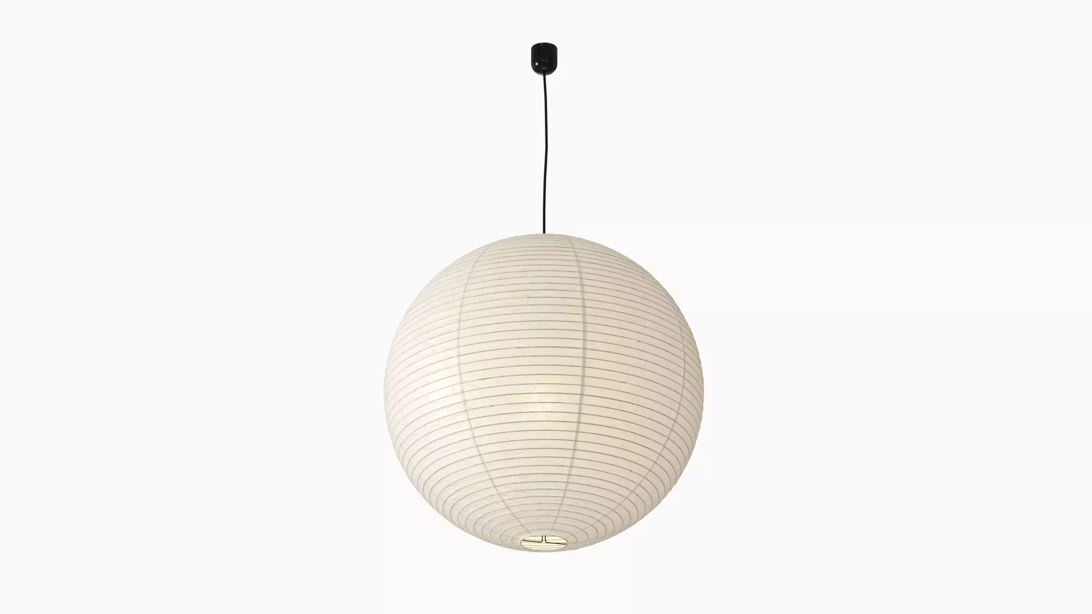Akari 75A Lamp by Isamu Noguchi 3D model_0
