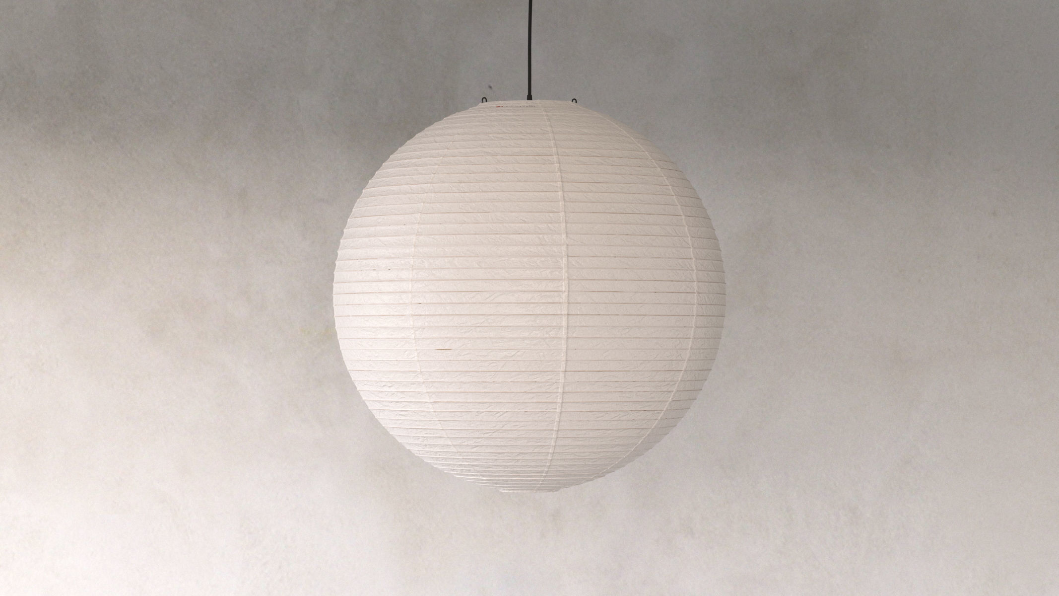Akari 75A Lamp by Isamu Noguchi 3D model_3
